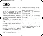 Preview for 18 page of Cilio 491234 Operating Instructions Manual