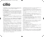 Preview for 22 page of Cilio 491234 Operating Instructions Manual