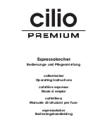 Cilio Aida Operating Instructions Manual preview