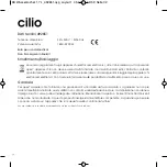 Preview for 32 page of Cilio CLASSIC 492651 Operating Instructions Manual