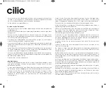 Preview for 4 page of Cilio DRIP MASTER User Manual