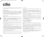 Preview for 9 page of Cilio DRIP MASTER User Manual