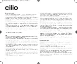 Preview for 10 page of Cilio DRIP MASTER User Manual