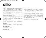 Preview for 11 page of Cilio DRIP MASTER User Manual