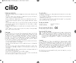 Preview for 17 page of Cilio DRIP MASTER User Manual