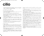 Preview for 28 page of Cilio DRIP MASTER User Manual