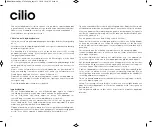 Preview for 34 page of Cilio DRIP MASTER User Manual