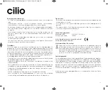 Preview for 35 page of Cilio DRIP MASTER User Manual