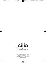 Preview for 52 page of Cilio Premium 273700 Operating And Care Instructions