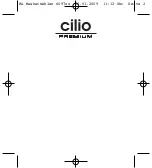 Preview for 2 page of Cilio Premium 6097 Series Operating Instructions Manual