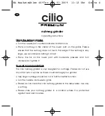 Preview for 4 page of Cilio Premium 6097 Series Operating Instructions Manual