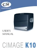 Предварительный просмотр 1 страницы CIM CIMAGE K10 User Manual