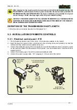 Preview for 53 page of Cima BLITZ 45 Operation And Maintenance Instruction