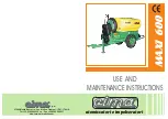 Preview for 1 page of Cima MAXI 600 Use And Maintenance Instructions