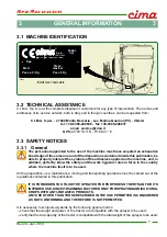 Preview for 15 page of Cima New Plus Maintenance Instruction