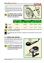 Preview for 47 page of Cima New Plus Maintenance Instruction