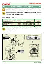 Preview for 64 page of Cima New Plus Maintenance Instruction