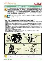 Preview for 73 page of Cima New Plus Maintenance Instruction