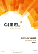 Preview for 1 page of Cimel CE376-GPN LiDAR User'S Operation Manual