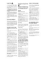 Preview for 4 page of Cimel turbolava maxi Instructions For Use Manual