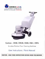 cimex Cyclone CR38 User Instructions / Parts Manual preview