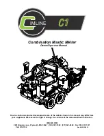 CIMLINE C1 Owner'S/Operator'S Manual preview