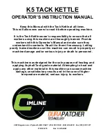 CIMLINE K5 Operator'S Instruction Manual preview