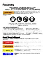 Preview for 4 page of CIMLINE M Series Owner'S And Operator'S Manual