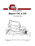 CIMLINE Magma 150 Owner'S/Operator'S Manual preview