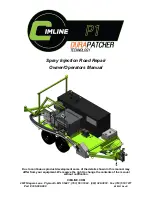 CIMLINE P1 Owner'S/Operator'S Manual preview