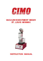 Cimo ST. LOUIS MINIMIX Instruction Manual preview