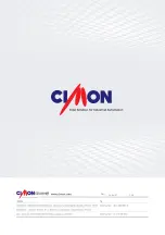 Предварительный просмотр 56 страницы Cimon CM3-SP32PWM User Manual