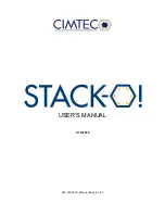 Preview for 1 page of Cimtec STACK-O! User Manual