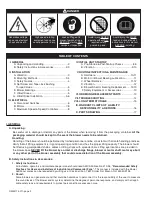 Preview for 2 page of Cincinnati Fan CPAF Installation, Safety, Operation & Maintenance Manual Amd Parts List