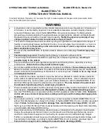 Preview for 4 page of Cincinnati Sub-Zero BLANKETROL III 233 Operation And Technical Manual