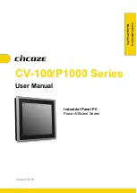 Предварительный просмотр 1 страницы Cincoze CV-100/P1000 Series User Manual