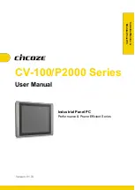 Cincoze CV-100/P2000 Series User Manual предпросмотр