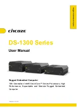 Preview for 1 page of Cincoze DS-1300 Series User Manual