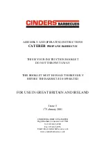 Cinders Barbecues CATERER Assembly And Operating Instructions Manual preview