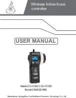 Предварительный просмотр 1 страницы Cinegears CG-FC821 User Manual