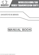 Cinegears Ghost-Eye 150M User Manual preview