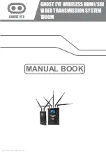 Предварительный просмотр 1 страницы Cinegears Ghost-Eye SH700M Manual Book