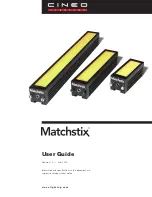 Preview for 1 page of Cineo Matchstix 2700 User Manual