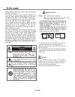 Preview for 4 page of Cineversum LV-WX6K User Manual