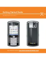 Предварительный просмотр 1 страницы Cingular BlackBerry Pearl Getting Started Manual