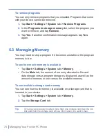 Preview for 74 page of Cingular WIZA100 User Manual