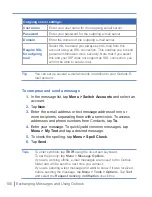 Preview for 106 page of Cingular WIZA100 User Manual