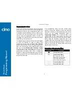 Preview for 12 page of Cino FuzzyScan A670 Series Programming Manual