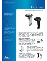 Cino FUZZYSCAN F760 Series Bro Manual preview