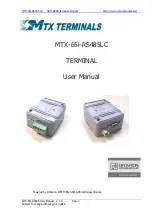 Cinterion MTX-65i-RS485LC User Manual предпросмотр